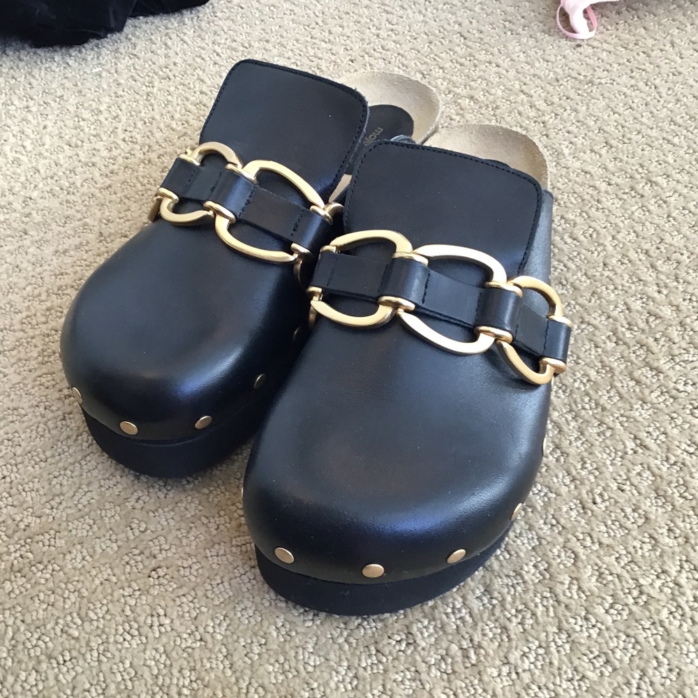 Maje designer clogs